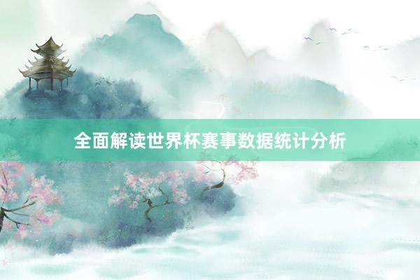 全面解读世界杯赛事数据统计分析