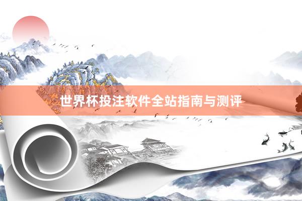 世界杯投注软件全站指南与测评